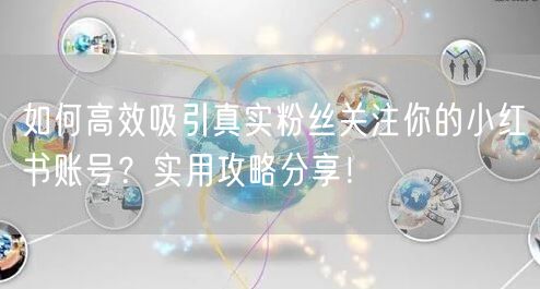 如何高效吸引真实粉丝关注你的小红书账号？实用攻略分享！