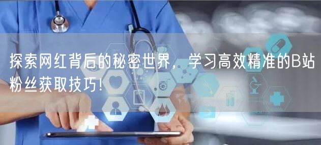 探索网红背后的秘密世界，学习高效精准的B站粉丝获取技巧！