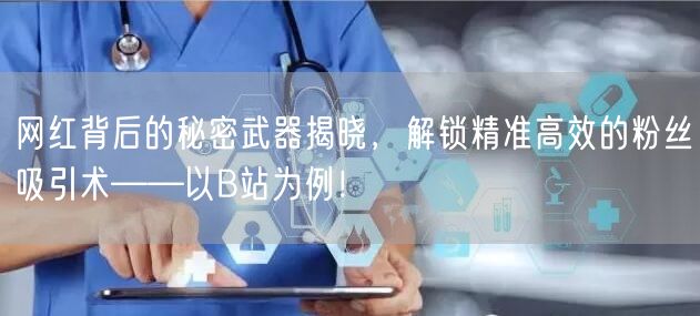 网红背后的秘密武器揭晓，解锁精准高效的粉丝吸引术——以B站为例！