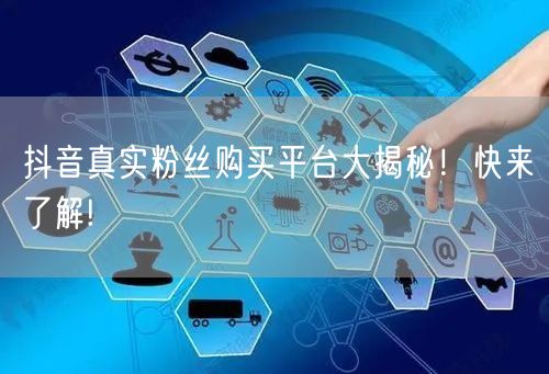 抖音真实粉丝购买平台大揭秘！快来了解!