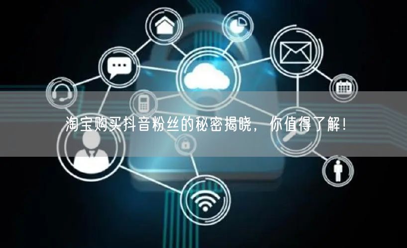 淘宝购买抖音粉丝的秘密揭晓，你值得了解！