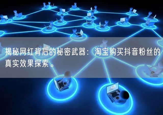 揭秘网红背后的秘密武器：淘宝购买抖音粉丝的真实效果探索。