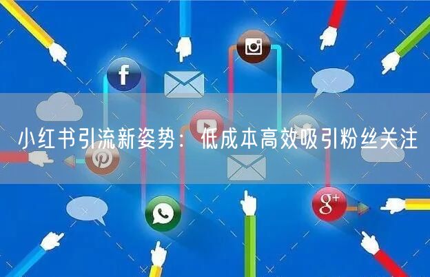 小红书引流新姿势：低成本高效吸引粉丝关注