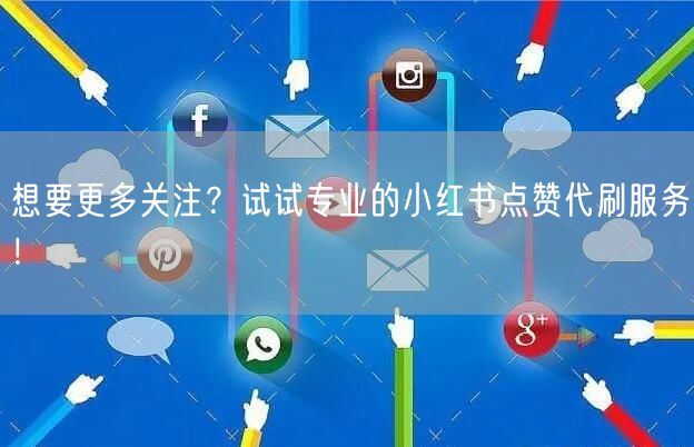 想要更多关注？试试专业的小红书点赞代刷服务！