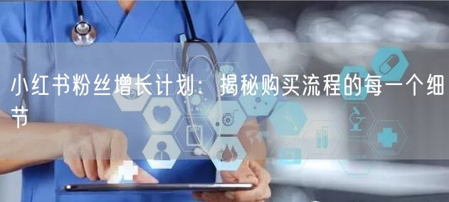 小红书粉丝增长计划：揭秘购买流程的每一个细节