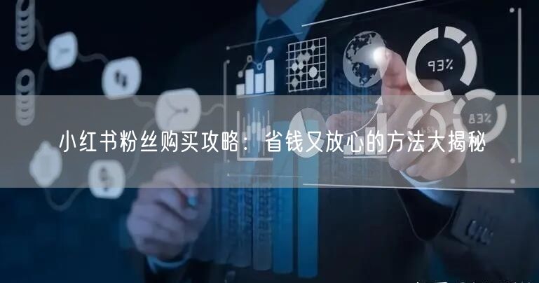 小红书粉丝购买攻略：省钱又放心的方法大揭秘