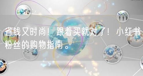省钱又时尚！跟着买就对了！小红书粉丝的购物指南。