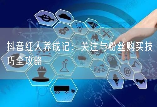 抖音红人养成记：关注与粉丝购买技巧全攻略