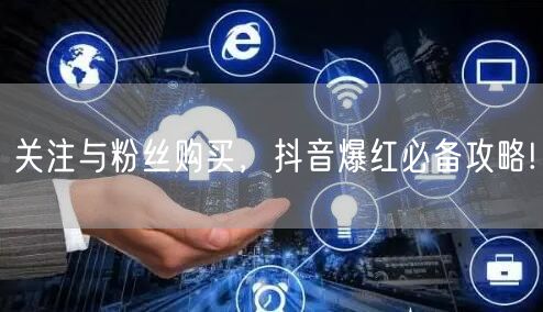 关注与粉丝购买，抖音爆红必备攻略!