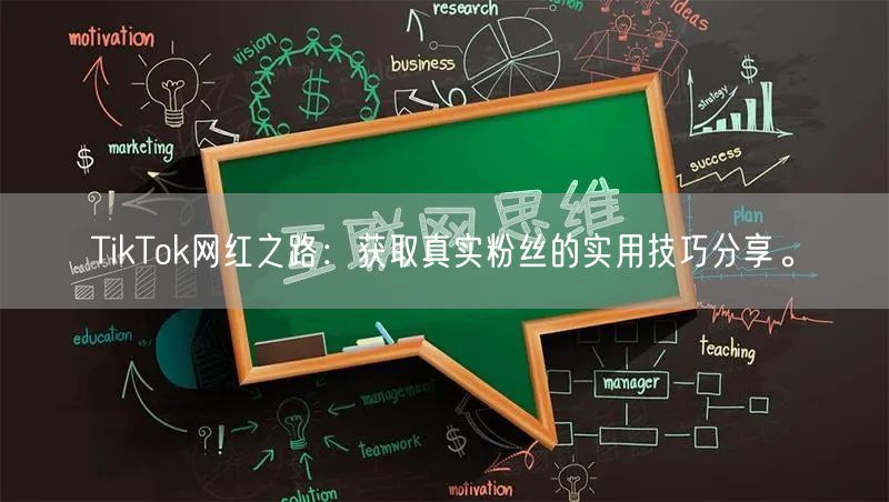TikTok网红之路：获取真实粉丝的实用技巧分享。